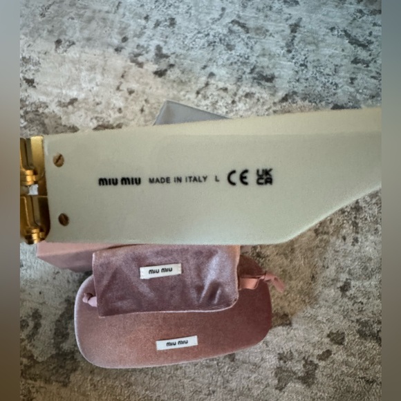 MIU MIU MU 09WS Runway in white - Picture 11 of 16